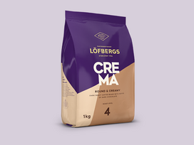 Lofbergs Crema Whole Coffee beans 4 kg
