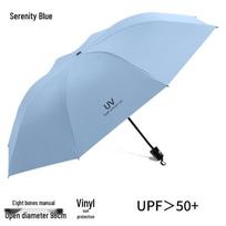 Fully Automatic 24-Bone Folding XL Dual-Use Sun & Rain Umbrella with Sun Protection and Anti-UV for Women