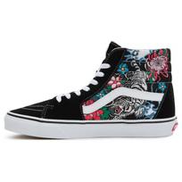 Vans Sk8-Hi Tigriniai Gėliniai Unisex Sportbačiai Juodi Daugiaspalviai Tikrai Balti VN000BW76GL 40