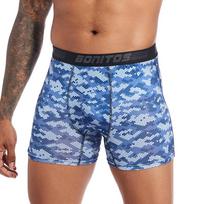BONITOS Boxers apatinis trikotažas Vyrams Patogios vyriškos kelnaitės M gray