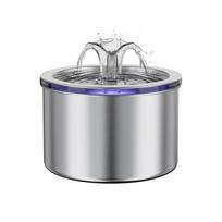 2,2 l nerūdijančio plieno išmanusis katės vandens fontanėlis 6 Filter Pieces