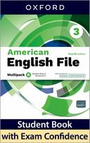 American English File fourth edition Level 3 Student Book & Workbook with access to Exam Confidence multi-pack B: Print Student Book & Workbook with 2 years' access to Exam Confidence multi-pack B.