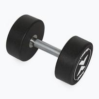 Gumuotas ketaus hantelis XTREXO Pro 20 kg black