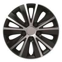 Ratų gaubtas 1 vnt. Rapide, juodas ir sidabrinis 15"