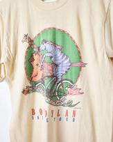 Vintažinis 70-ųjų Neutralus Bob Dylan 1978 m. JAV turo Vienos siūlės 70-ųjų Vienos siūlės marškinėliai Unisex T-shirt XXXL