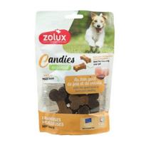 ZOLUX Minkšti treniruotės skanėstai šunims CANDIES maxi kubeliai 150g