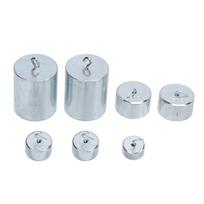7 vnt. kablio svorio rinkinys 10 g 20 g 50 g 200 g chromuoto plieno kabliukų svorio rinkinys, skirtas laboratorijai
