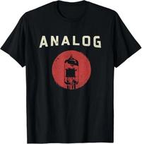 Vakuuminių lempų stiprintuvas analoginis vintage retro 80-ųjų 90-ųjų S-5XL Unisex marškinėliai M