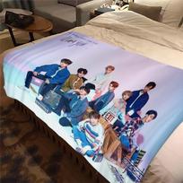 Stray Kids Antklodė Minkštas Sofos Užtiesalas Kpop Dainininko Metamas Antklodė Flanelinis Antklodė Lengvas Šiltas Lovos Antklodės Miegamojo Sofai 75x90cm