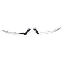 2 VNT Chromuotos Priekinio Buferio Apatinės Apdailos 2058851374 Pakeitimas Benz C-Class W205 C205 A205 S205 black