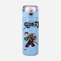 Anime Demon Slayer Spausdintas Termosas Nešiojama Nerūdijančio Plieno Vandens Buteliukas Nevarvantis Kempingui 400ml Vandens Puodelis Dovana