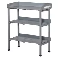 Sodinimo stalas su metaliniu darbiniu paviršiumi 76x37x89cm