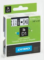 DYMO Authentic D1 Labels | Juodas Print on Baltas Tape | 9 mm x 7 m | Self-Adhesive Labels for LabelManager Label Makers | Made in Europe
