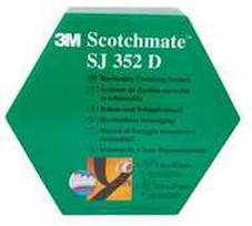 3M SJ352D - Tvirtinimo juosta - Juodas - 5 m - Vidaus reikmėms - Guminė - 25 mm