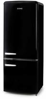Šaldytuvas DOMO DO91706R Retro fridge-šaldiklis bottom 147/44 l, juodas