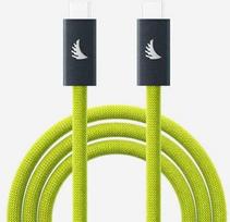 Angelbird Technologies USB Kabelis - Angelbird USB-C 4.0 Solid Flex Cable (40Gb/s, 240W, 8K, Juoda)