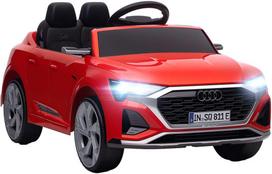 Aosom Elektrinis vaikiškas automobilis Audi Q8 98x49.5x43 cm raudonas, plastikas