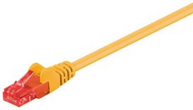 GB CAT6 TINKLO KABELIS U/UTP GELTONAS 0,5 M, KAPGOB68433