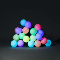Išmani LED girlianda, 230Vac, 10m, 20 x Ø50mm LED, RGB+, Wi-Fi, TUYA