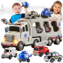 WOOPIE gelbėjimo tralas su 5 transporto priemonėmis