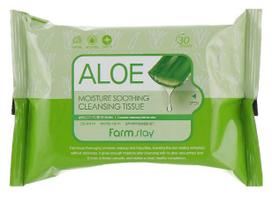 Farmstay Aloe Moisture Soothing Cleansing Tissue, 120 g / 30 sheets