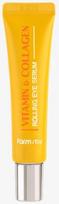 Farmstay Vitamin & Collagen Rolling Eye Serum, 25 ml