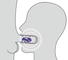You2Toys Blow Job Vibe Purple oralinio sekso simuliatorius