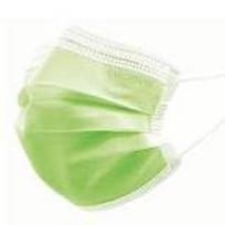 UNIGLOVES Medicininė kaukė su elastine juostele PROFIL PLUS LIME 3 sluoksnių, 50 vnt.