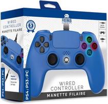 Freaks And Geeks - Wired Controller for PS4 with 3M Cable - Blue