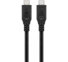 Goobay | USB-C Cable, USB4, 240 W, 40Gbit/s, Power Delivery, 1 m | 74183