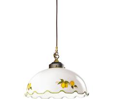 Kolarz 731.32.118 - Pakabinamas šviestuvas su laidu NONNA 1xE27/75W/230V skersmuo 36 cm citrinos