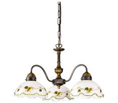 Kolarz 731.83.110 - Pakabinama liustra ant grandinės NONNA 3xE27/75W/230V vyno spalvos