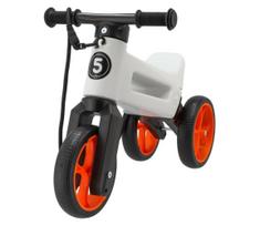 Funny Wheels - 2 viename RIDER SUPER SPORT balansinis dviratukas baltas/juodas/oranžinis