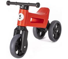 Funny Wheels - 2in1 RIDER SPORT balansinis dviratukas, raudona/juoda