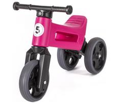Funny Wheels - Balansinis dviratukas 2in1 RIDER SPORT rožinė/juoda