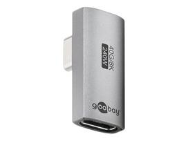 Goobay 74443 USB-C Adapter Vertical 90° Rotated, KAPGOB74443