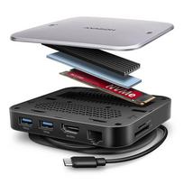 AXAGON USB-C 10Gbps UFO 9in1 Hub | HMC-UFO, KAPAXAHMC_UFO