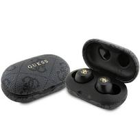 GUESS Bluetooth headphones GUTWSP4EGK TWS + ENC docking station, black/black, 4G Metal