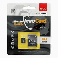 IMRO 16GB microSD memory card with SD adapter