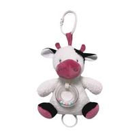 TULILO Cow music box, white claret, 18 cm