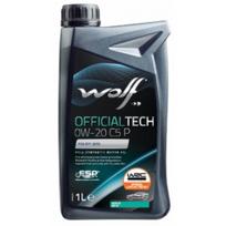 Variklio alyva WOLF OFFICIALTECH 0W20 C5 P 1L