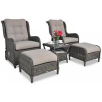 Pinti lauko baldai VIENNA DUO PREMIUM DARK GREY