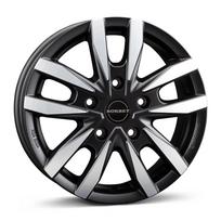 Ratlankis BORBET CW5 R16x6 5x118 ET 68 CB 71.1 (Black Polished Matt) (1350 kg)