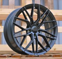 Ratlankis HAXER HX035 R20x8.5 5x114.3 ET 40 CB 73.1 (Black Half Matt) (700 kg)