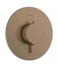 Hansgrohe Ecostat Comfort S – paslėptas dušo maišytuvas su termostatu, šlifuotas bronzos spalvos 33714140