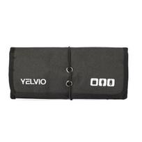 Sulankstomas Ritinamas Technikos Dėklas ir Laidų Organizatorius USB Laidams ir SD Kortelėms, Yelvio TechRoll S1, Juodas