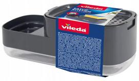 Muilo dozatorius su kempinės laikikliu 23x10,2x8,9cm Plastikinė pilka spalva