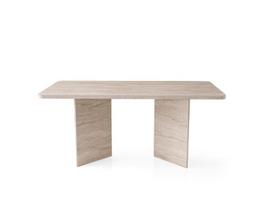 Virtuvinis stalas Asir Loft 2931, 180x77x90 cm, rudas