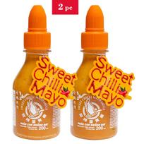 Sriracha Vegetaras Saldus Čili padažas su majonezu, Vegetarian Sweet Chilli Mayo, Flying Goose Brand, 2x200ml