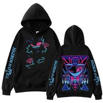 VOX Hazbin Hotel Hoodie Woman Harajuku Long Sleeve Pullover Hot Product Tops Sweatshirt Sweatshirt Sports Graphic Breathable S